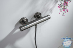 Смеситель для душа Aquatek Европа AQ1363BGM (оружейная сталь)