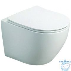 Унитаз подвесной безободковый Azario Grado AZ-0046N (с сиденьем Soft Close (микролифт) )