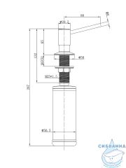 Дозатор для жидкого мыла Raglo R720.01.03 сатин золотой