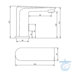 Смеситель для раковины Damixa Jupiter 770290000 (хром)