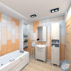 Акриловая ванна 1Marka Raguza 180x80 с каркасом
