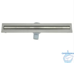 Дренажный трап для душа ALMAes Bajo 80 см с решеткой (хром)