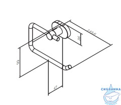Держатель для туалетной бумаги Am.Pm Sense L A7434100