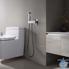 Смеситель с гигиеническим душем Aquatek Либра AQ1028CR (хром)