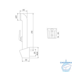 Душевой комплект, гигиенический, 020, IDDIS, 0201F15I20