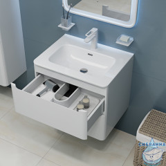 Тумба с умывальником Iddis Edifice 60 см белый глянец EDI60W0i95