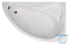Акриловая ванна Bas Вектра 150х90 R с ножками