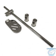 Душевая кабина Тритон Прайм 90x90 профиль сатин, стекло прозрачное Щ0000071581