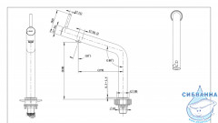  Смеситель для кухни Bravat Ozen F7354388CP-ENG (хром)