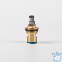 Кран-букса для смесителя, керамика, 180°, 20 зубцов, G1/2", М24, h=45 мм, IDDIS, 998CR451SM-1