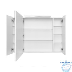 Зеркальный шкаф Roca Oleta 100 белый матовый A857648501