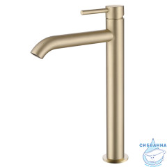 Смеситель для раковины Abber Wasser Kreis AF8111G (золото матовое)