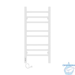 Полотенцесушитель электрический Laris Лаванда П8 30X70 L (белый матовый)