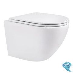 Унитаз подвесной безободковый Calypso CS46UQ-OKS с сиденьем Soft Close (микролифт)