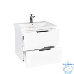 Тумба Viant Берлин 60 с раковиной Moduo 60 белый