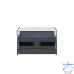 Тумба под раковину IDDIS Edifice 80 см темно-серый EDI80D0i95