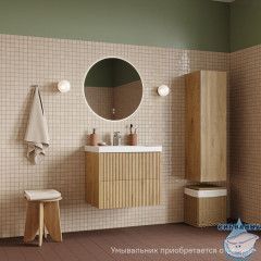 Тумба подвесная, 60 см, светлый дуб, Билд (Bild) 2.0, IDDIS, BIL60V1i95 подходит умыв. 4516000i28
