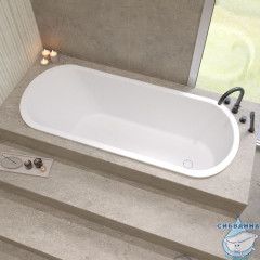 Ванна из искусственного камня Whitecross Jess 160x71 (белый матовый)