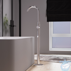 Смеситель для ванны напольный Damixa Scandinavian Pure 365000000 (хром)