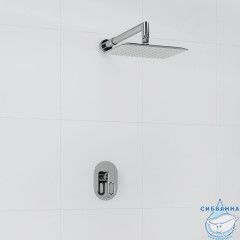 Встраиваемый комплект для душа с верхней душевой насадкой A12831