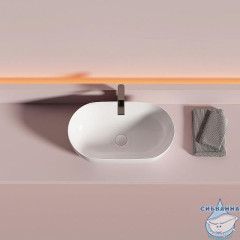  Раковина на столешницу 50 см Ceramicanova Twist CN12001