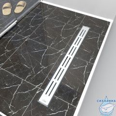 Дренажный трап для душа Timo 70 см с решеткой DP20700-DG20700