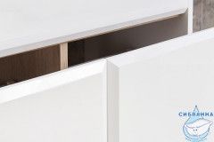 Тумба Roca Up 60 с раковиной Roca Gap 60 белый глянец