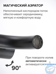 Душевая система Frap F24006-6 250 1 режим (черный матовый)