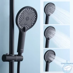 Душевая система Raglo 260 1 режим R03.24.06 (черный)