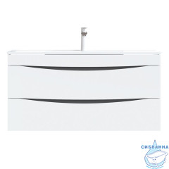 Тумба с умывальником, подвесная, 100 см, белая, Cloud, IDDIS, CLO10W1i95K