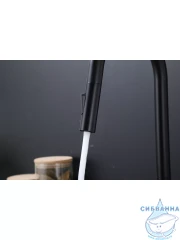 Смеситель кухни Frap F60807-6 (черный матовый)