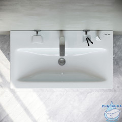 Тумба под раковину Am.Pm Gem 75 см M90FHX07522WG белый глянец