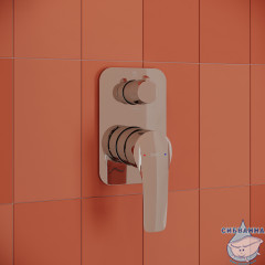 Встраиваемый смеситель для ванны Iddis Ray RAYSB00i67 (хром)