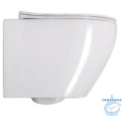Унитаз подвесной безободковый  TONI ARTI Russi TA-1900 с сиденьем Soft Close (микролифт)