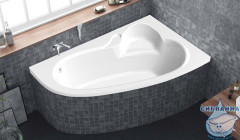 Акриловая ванна C-BATH Atlant 160x105 R с каркасом