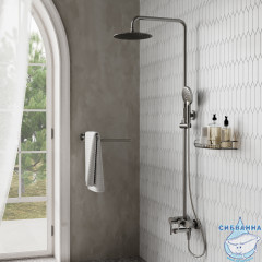 Душевая система Wasserkraft 250 1 режим A14201 (никель)