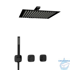 Душевая система Wasserkraft 300 1 режим A9151.264.219.162.327.242.217 (черный матовый)