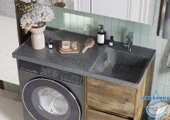 Раковина на стиральную машину Aqvaton Лондри 105x50 1A72223KLH21R правая