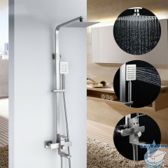 Душевая система Frap F2421 200 1 режим (нержавеющая сталь)