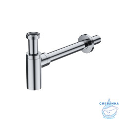 Бутылочный сифон для умывальника, хром, Optima Home, IDDIS, OPTSB00i84