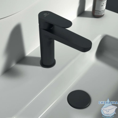 Смеситель для раковины Ideal Standard Cerafine BD131XG (с донным клапаном) (черный матовый)