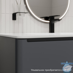 Тумба под раковину IDDIS Edifice 100 см темно-серый EDI10D0i95