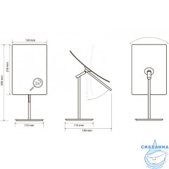 Косметическое зеркало Bemeta 116201312