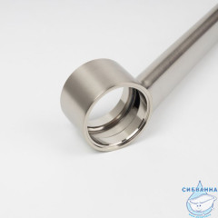 Излив для смесителя, кухня, нерж. сталь, 207х152 мм, поворотный, сатин, IDDIS, 995V21S5SM