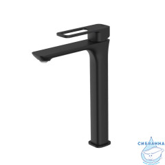 Смеситель для настольного умывальника, черный матовый, Slide, IDDIS, SLIBL01i01