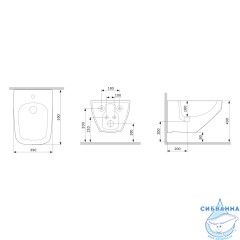Биде подвесное AM.PM Inspire 2.0 C50A3411WH (без сиденья)