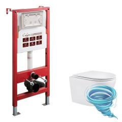 Инсталляци Calypso Beta с унитазом Calypso CS74UQ-OK c сиденьем Soft close (микролифт) B74UQ-OK-SET