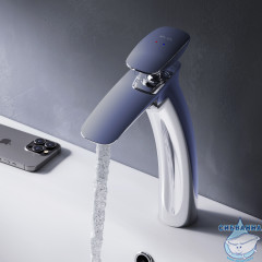 Смеситель для раковины AM.PM Spirit V2.0 F70A92200 (с донным клапаном) (хром)