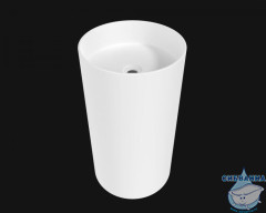 Раковина напольная 45 см Salini Armonia R-20114 (материал solix, белый матовый)