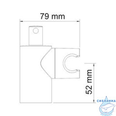 Держатель душа настенный WasserKRAFT A013 (хром)